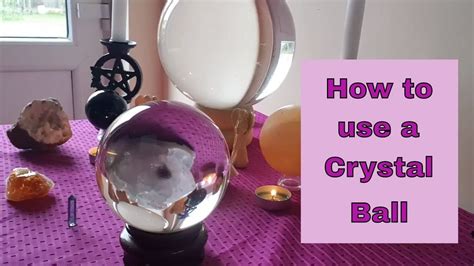 Wiccan crystal gazing mirror